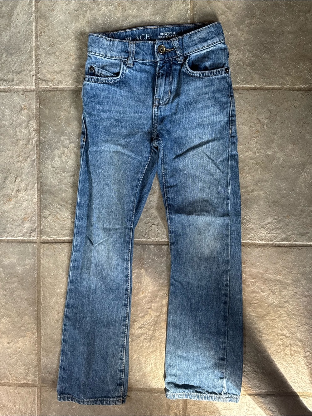 Place Men's Bootcut Jeans - Light Blue Wash
